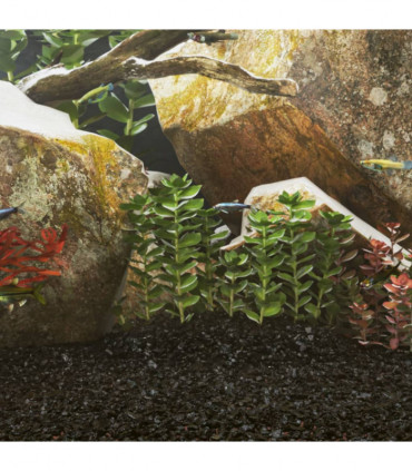 vidaXL Aquarium Sand 10 kg Black 0.2-2 mm