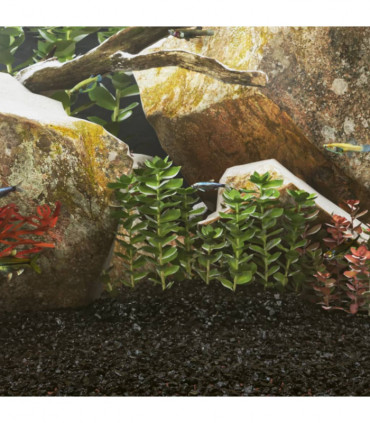 vidaXL Aquarium Sand 10 kg Black 0.2-2 mm