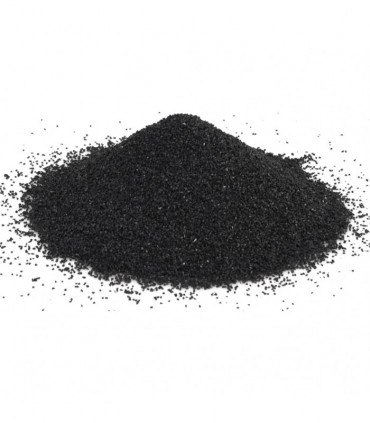 vidaXL Aquarium Sand 25 kg Black 0.2-2 mm