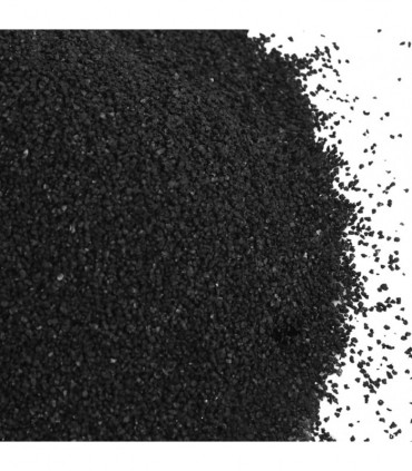 vidaXL Aquarium Sand 25 kg Black 0.2-2 mm
