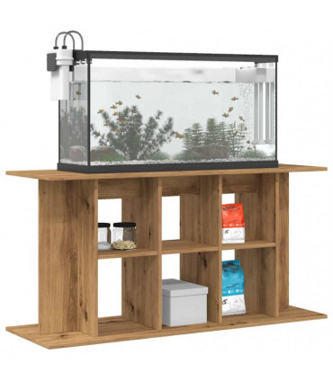 vidaXL Aquarium Stand Artisan Oak 120x40x60 cm Engineered Wood