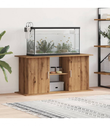 vidaXL Aquarium Stand Artisan Oak 121x41x58 cm Engineered Wood