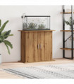 vidaXL Aquarium Stand Artisan Oak 81x36x73 cm Engineered Wood