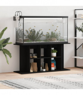 vidaXL Aquarium Stand Black 120x40x60 cm Engineered Wood