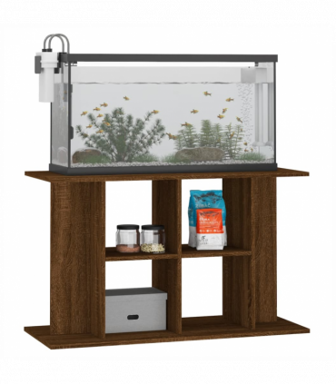 vidaXL Aquarium Stand Brown Oak 100x40x60 cm Engineered Wood