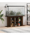 vidaXL Aquarium Stand Brown Oak 120x40x60 cm Engineered Wood