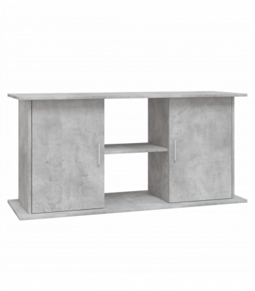 vidaXL Aquarium Stand Concrete Grey 121x41x58 cm Engineered Wood