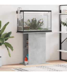 vidaXL Aquarium Stand Concrete Grey 75x36x72.5 cm Engineered Wood