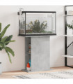 vidaXL Aquarium Stand Concrete Grey 75x36x72.5 cm Engineered Wood
