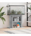 vidaXL Aquarium Stand Concrete Grey 80x35x60 cm Engineered Wood