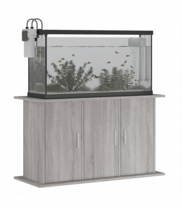 vidaXL Aquarium Stand Grey Sonoma 101x41x58 cm Engineered Wood