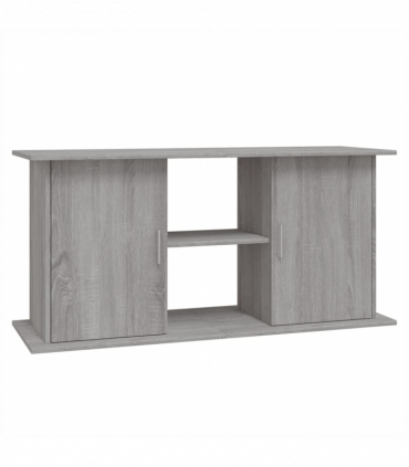 vidaXL Aquarium Stand Grey Sonoma 121x41x58 cm Engineered Wood