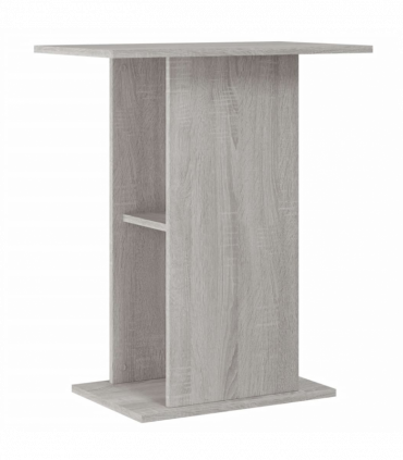 vidaXL Aquarium Stand Grey Sonoma 60.5x36x72.5 cm Engineered Wood