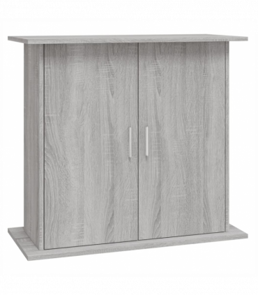 vidaXL Aquarium Stand Grey Sonoma 81x36x73 cm Engineered Wood