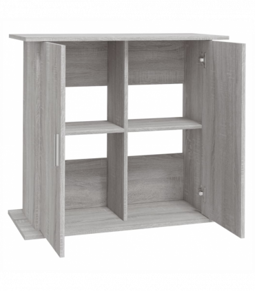 vidaXL Aquarium Stand Grey Sonoma 81x36x73 cm Engineered Wood