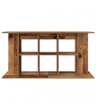 vidaXL Aquarium Stand Old Wood 120x40x60 cm Engineered Wood