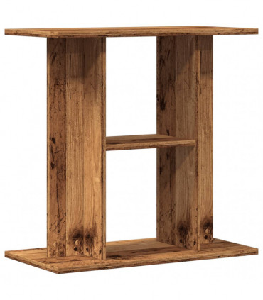 vidaXL Aquarium Stand Old Wood 60x30x60 cm Engineered Wood