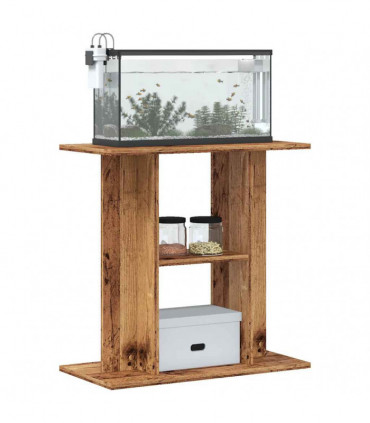 vidaXL Aquarium Stand Old Wood 60x30x60 cm Engineered Wood