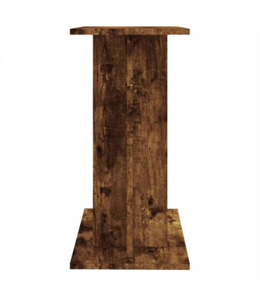 vidaXL Aquarium Stand Smoked Oak 60x30x60 cm Engineered Wood