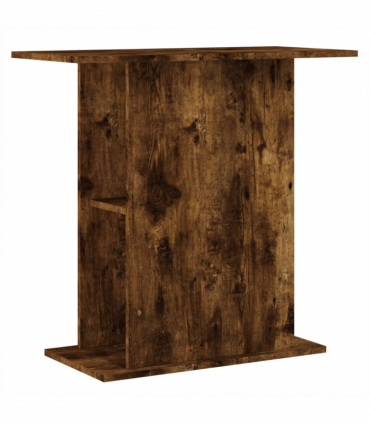 vidaXL Aquarium Stand Smoked Oak 75x36x72.5 cm Engineered Wood