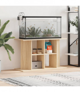 vidaXL Aquarium Stand Sonoma Oak 100x40x60 cm Engineered Wood