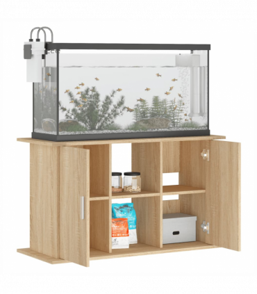vidaXL Aquarium Stand Sonoma Oak 101x41x58 cm Engineered Wood
