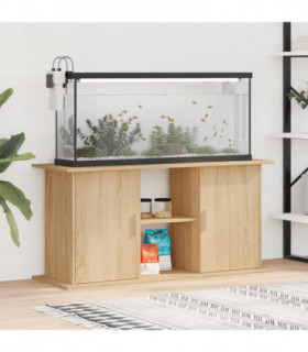 vidaXL Aquarium Stand Sonoma Oak 121x41x58 cm Engineered Wood