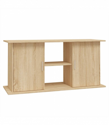 vidaXL Aquarium Stand Sonoma Oak 121x41x58 cm Engineered Wood