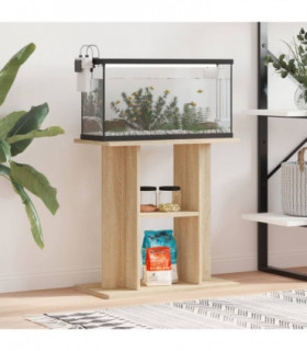 vidaXL Aquarium Stand Sonoma Oak 60x30x60 cm Engineered Wood