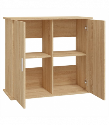 vidaXL Aquarium Stand Sonoma Oak 81x36x73 cm Engineered Wood