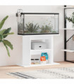 vidaXL Aquarium Stand White 80x35x60 cm Engineered Wood