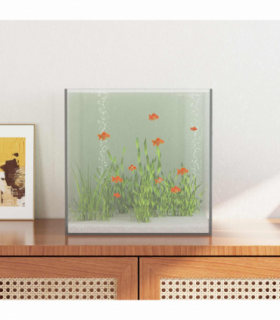 vidaXL Aquarium with Storage Transparent 30 x 30 x 30 cm Glass