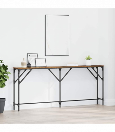 vidaXL Console Table Old Wood 180 x 23 x 75 cm