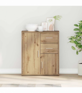 vidaXL Sideboard Artisan oak 60 x 31 x 70 cm Engineered wood