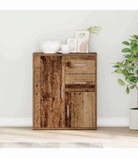 vidaXL Sideboard with Drawer Old wood 60 x 31 x 70 cm Engineered wood