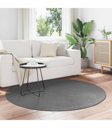 vidaXL Area Rugs Round Anthracite Ø 120 CM
