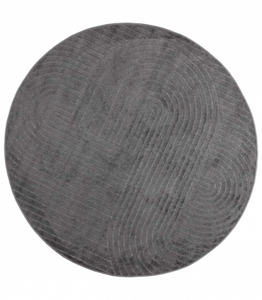 vidaXL Area Rugs Round Anthracite Ø 120 CM