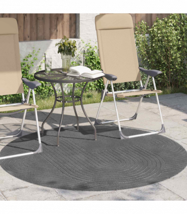 vidaXL Area Rugs Round Anthracite Ø 120 CM
