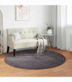 vidaXL Area Rugs Round Anthracite Ø 160 CM