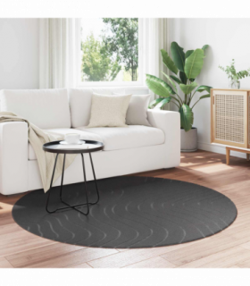 vidaXL Area Rugs Round Anthracite Ø 160 CM