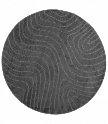vidaXL Area Rugs Round Anthracite Ø 160 CM