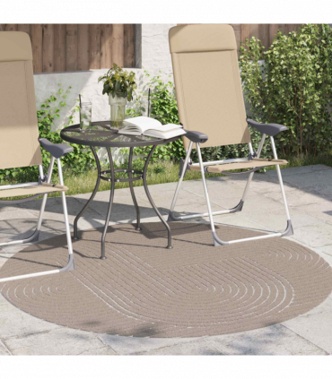 vidaXL Area Rugs Round Beige Ø 200 CM