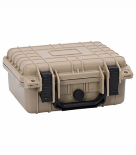 vidaXL Hard Case Sand 27 x 24.5 x 12.5 cm Polypropylene, ABS