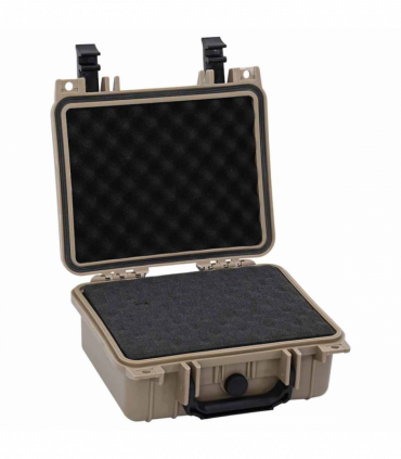 vidaXL Hard Case Sand 27 x 24.5 x 12.5 cm Polypropylene, ABS