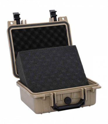 vidaXL Hard Case Sand 27 x 24.5 x 12.5 cm Polypropylene, ABS