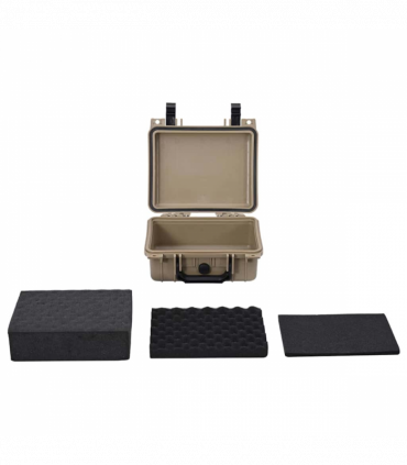 vidaXL Hard Case Sand 27 x 24.5 x 12.5 cm Polypropylene, ABS