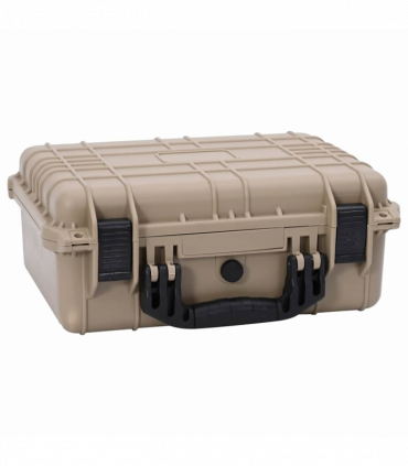 vidaXL Hard Case Sand 40.5 x 33 x 17.5 cm Polypropylene, ABS