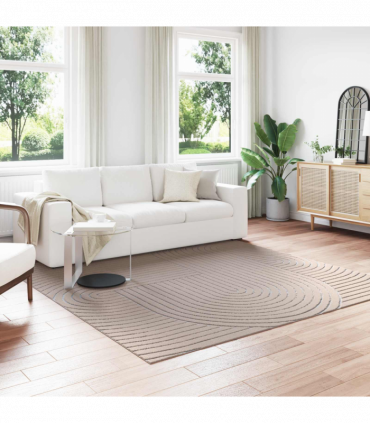 vidaXL Area Rugs Square Beige 240 x 240 cm
