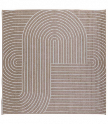 vidaXL Area Rugs Square Beige 240 x 240 cm
