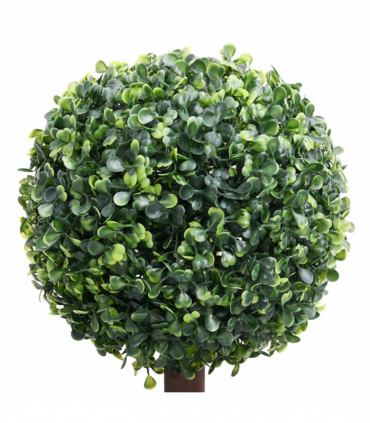 Artificial Boxwood Plant with Pot Ball Shaped Green 118 cm